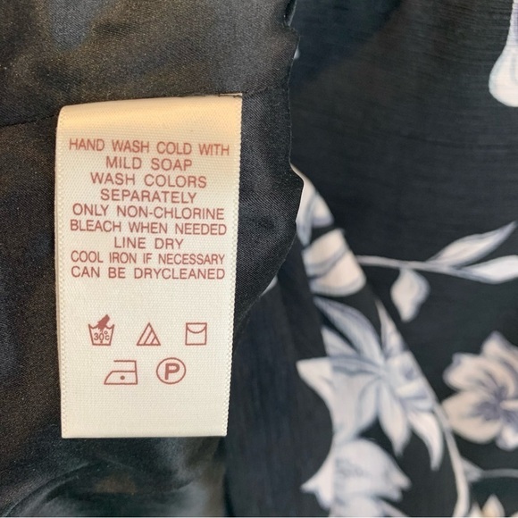 Tommy Bahama Black and White Floral Tank Top - Picture 6 of 7